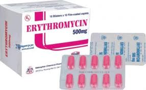 Generic Erythromycin 500mg 20 Tabs, Eritromicina